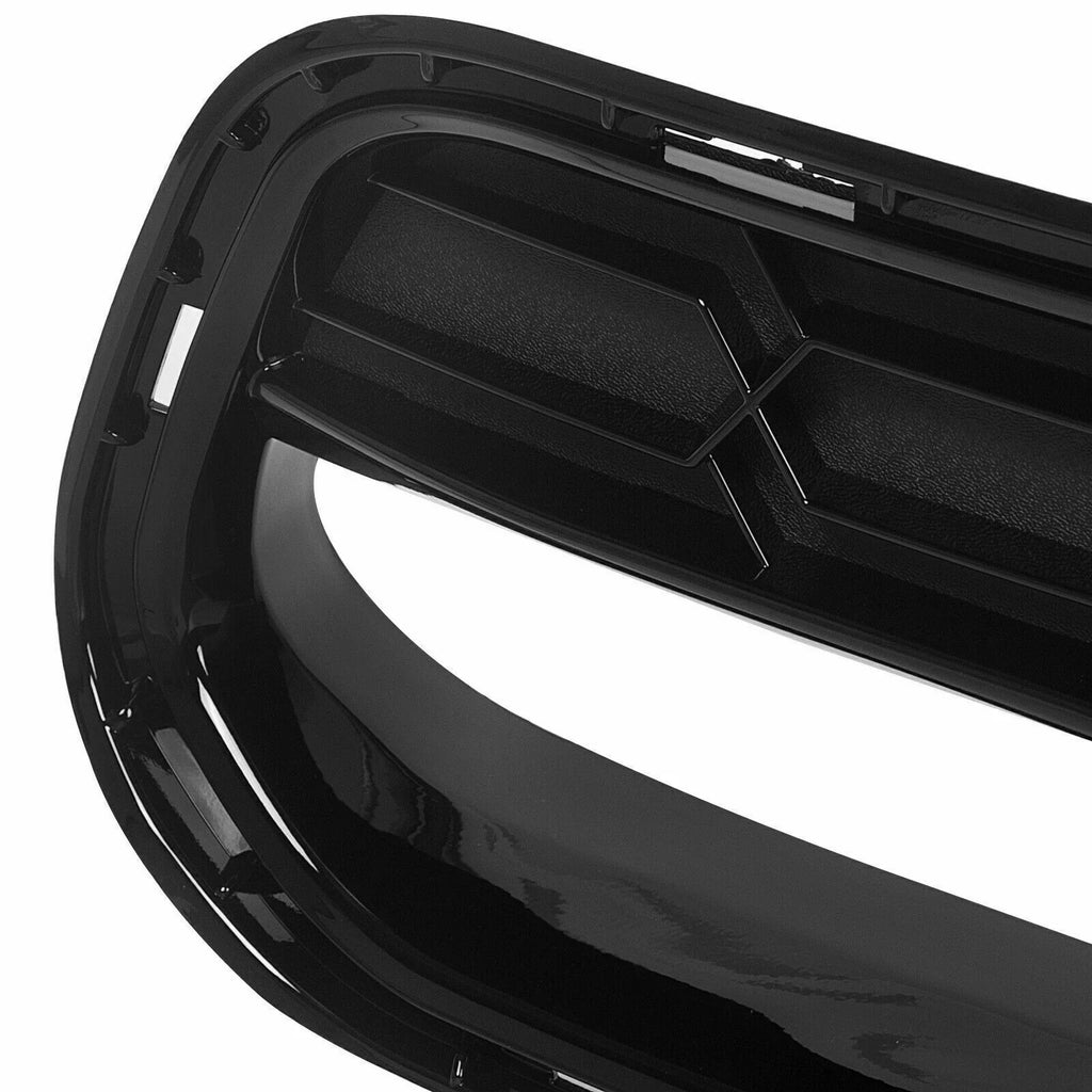 C7 (W/O Z06 Painted Lower Front 2014-2019 Bracket) All Chevrolet for Camera Front Plastic Style Kojem Glossy Models Black Corvette Grille Bumper Cover