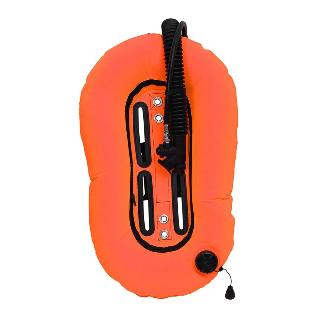 for yotijar Snorkeling Freediving Diving Wing Scuba Orange Set Diving Single Tank BCD Donut