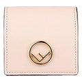 Logo Fendi Calf Coin F Case Leather 8M0459 Pink Leather Poudre