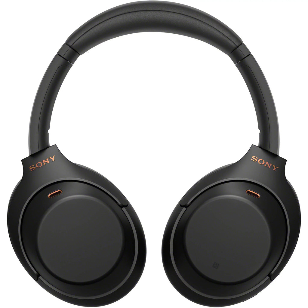 Connection Case Includes: for Plug & Carry Adapter Cable, In-Flight Microfiber Type-C (Black) Wireless Cloth - Sony USB Use, Headphones Compact Over-Ear Noise-Canceling WH-1000XM4 Cable, Cleaning