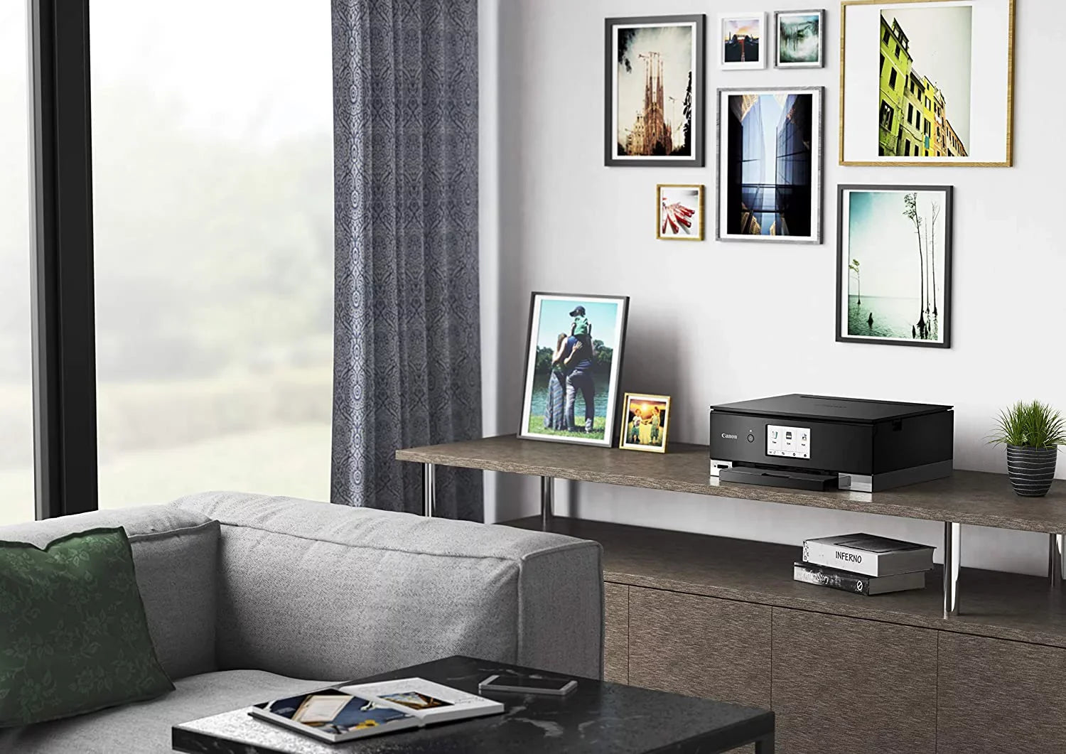 Printer Wireless TS8220 Inkjet All-In-One PIXMA Canon Black