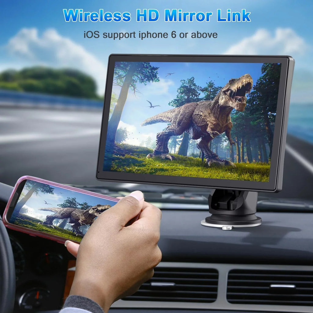 Navigation, Player Apple Car 9 Stereo, Play Dash DVR, Car Mate Carplay Screen Touch Camera Radio Backup Carplay Drive Audio 2.5K Wireless Inch Receiver, Multimedia Car Cam,1080p