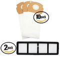 EF-6 30 2 AS1001AX AirSpeed Bags Vacuum Eureka Vacuum Eureka Compatible - Filter Bag Filter AS Gold Replacement HEPA & &