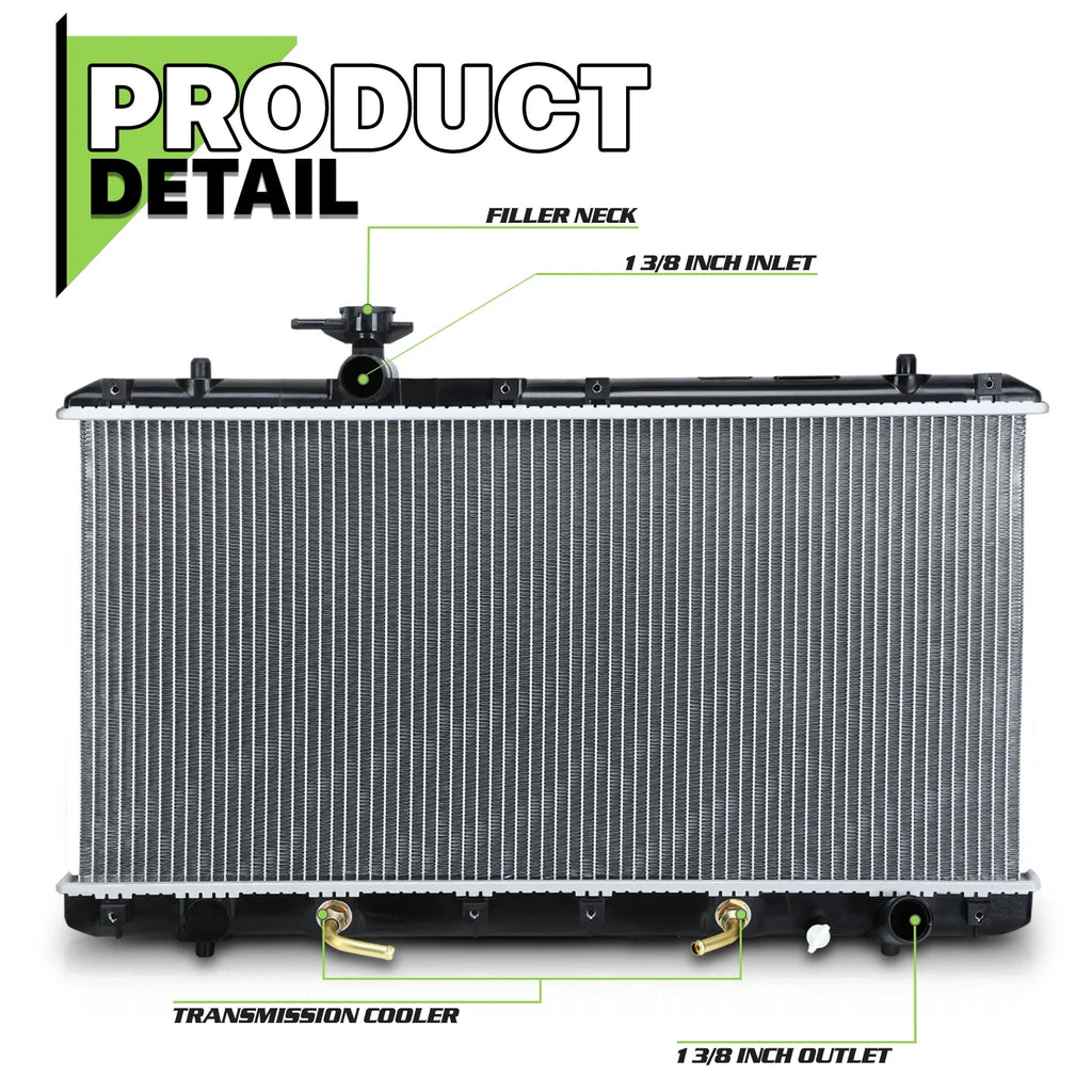 Magshion AT Suzuki 2.0L/2.3L Replacement Aerio Radiator Core 2451 Aluminum OE for (2002-2007)