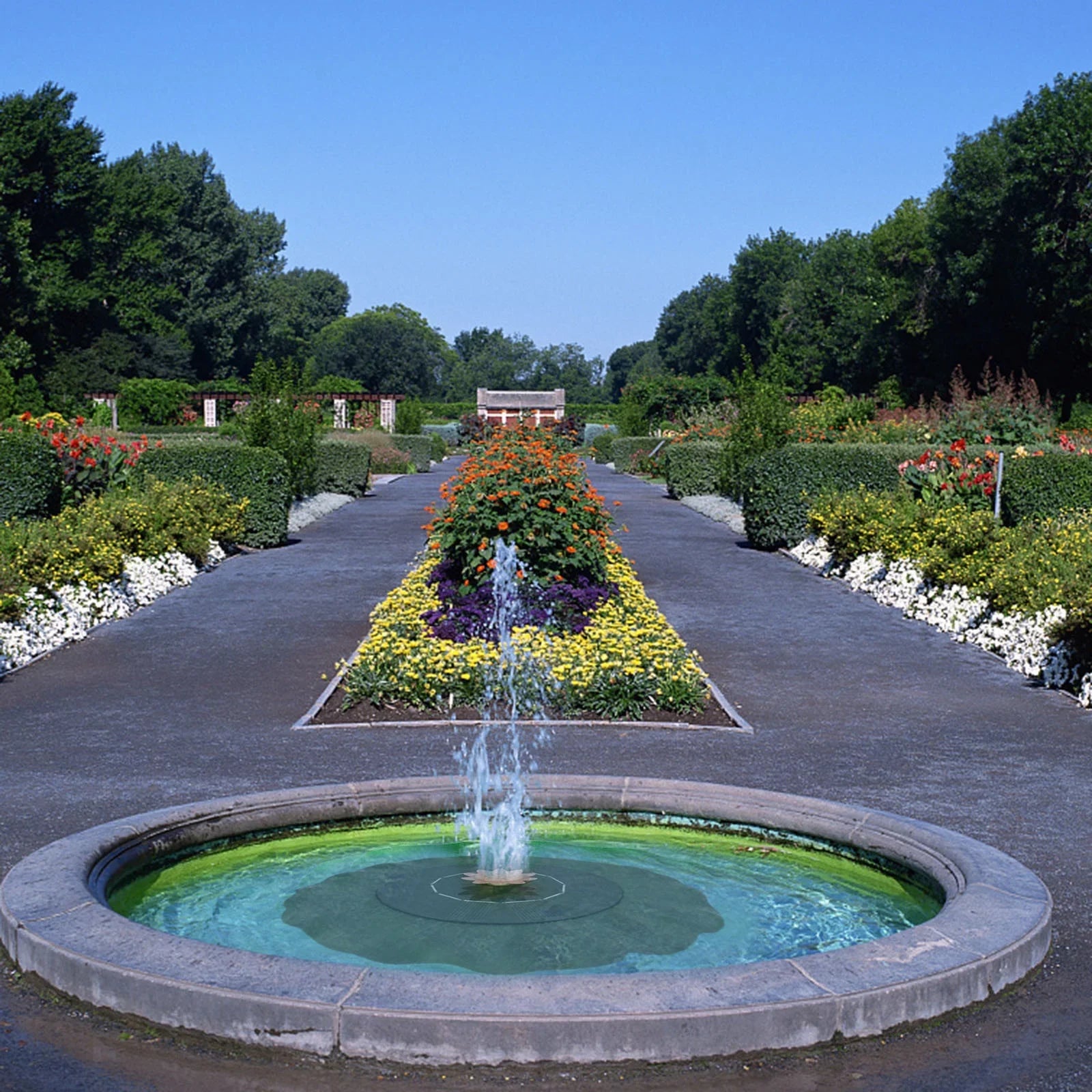 Imitation Fountains Garden Sprinkler Pond Motion For Swimming Solar Flower Pool Sun Controlled