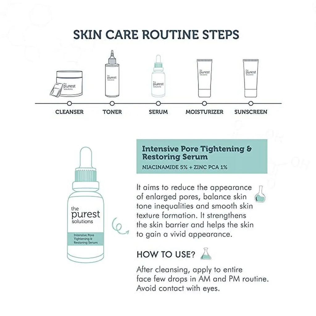 Tightening Solutions Serum Intensive & Purest ml The Pore Lightening 30