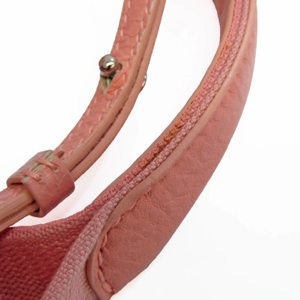 Pre-Owned Women's XS Bag Navy Pink (Good) Canvas,Leather Handbag,Shoulder Light 390346 Balenciaga Cabas