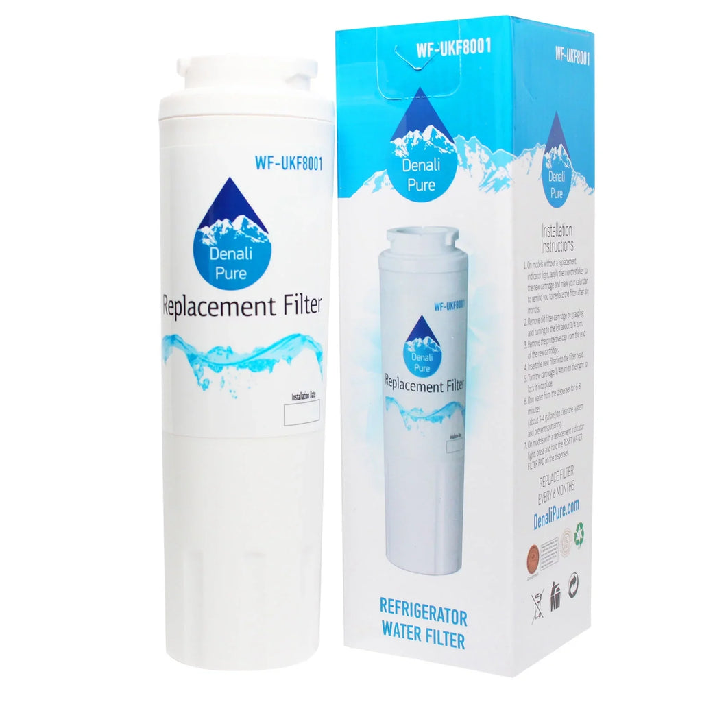 for Replacement Filter Compatible Admiral Water 3-Pack Filter LSD2615HEB with Water Cartridge - Refrigerator Admiral Fridge UKF8001