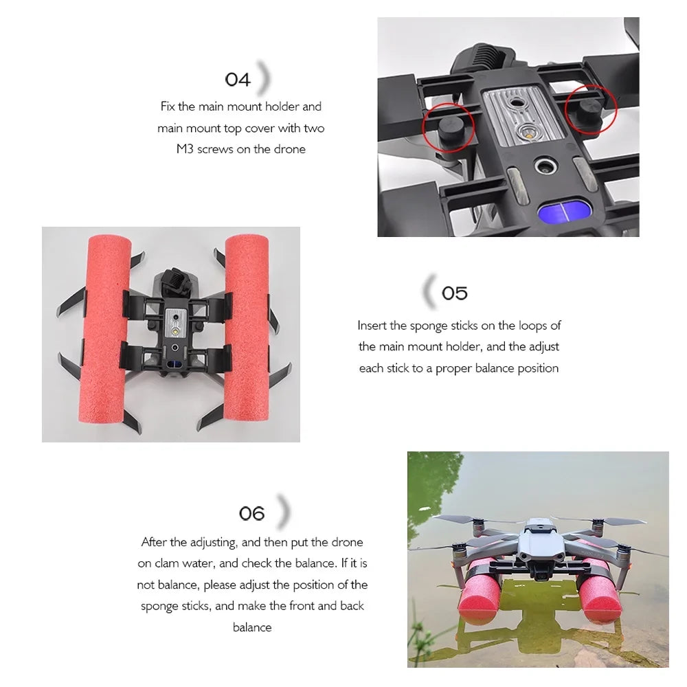 Landing Extender moobody Bracket Compatible AIR 2 2S Stick Mavic kit Float Training Air Heighten Gear Holder DJI with Holder Drone