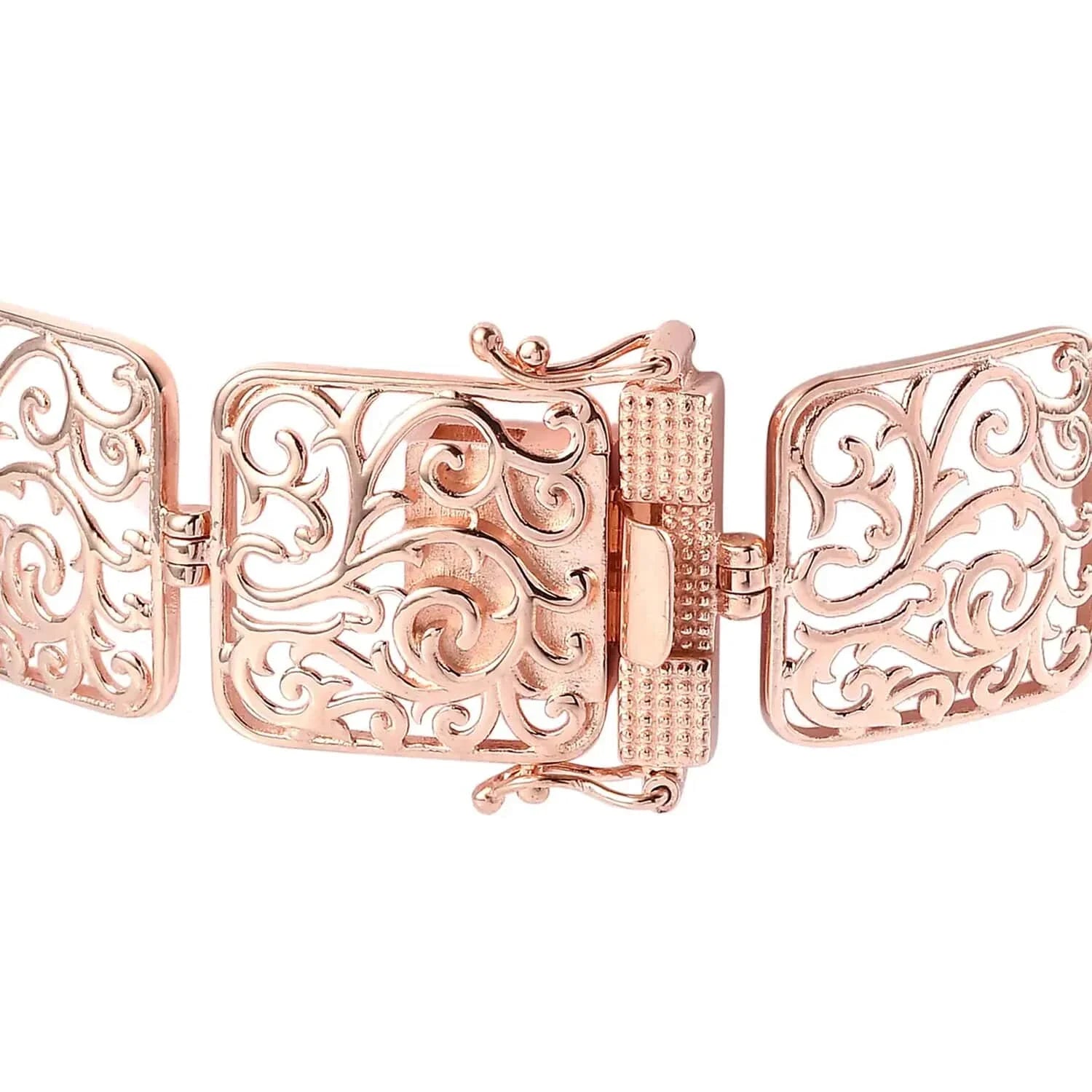 Mom Birthday Rose 6.5" Jewelry Bracelet LC Mothers Size Gifts for Shop Day Gold 18K Plated