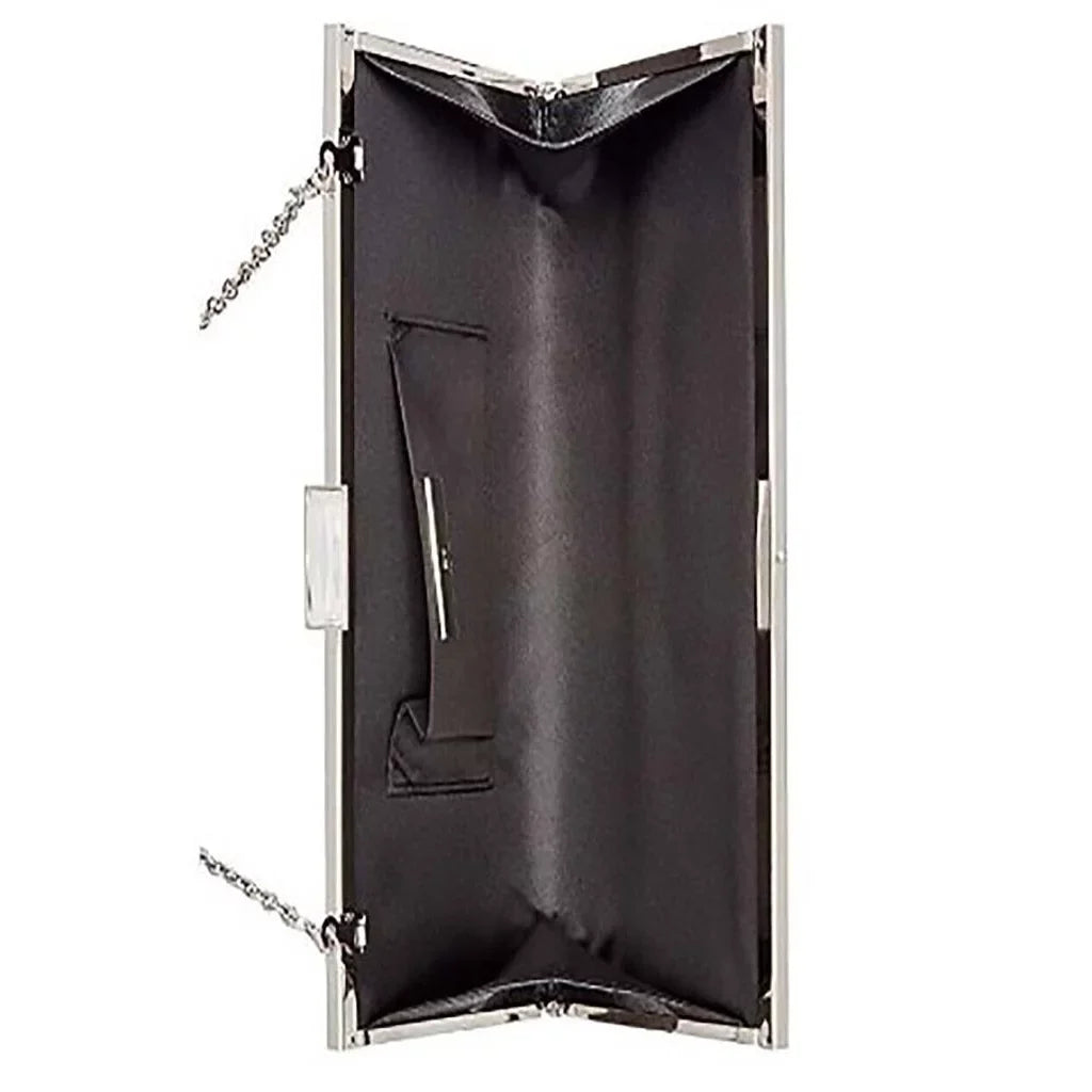 Evening Ombré Bag BLACK New Carolyn INC Clutch Glitter with box/tags Concepts International