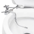 Silver Side-Mounted Temperature Wand, in Bidet Metal Spray All Brondell Attachable Ambient with Adjustable