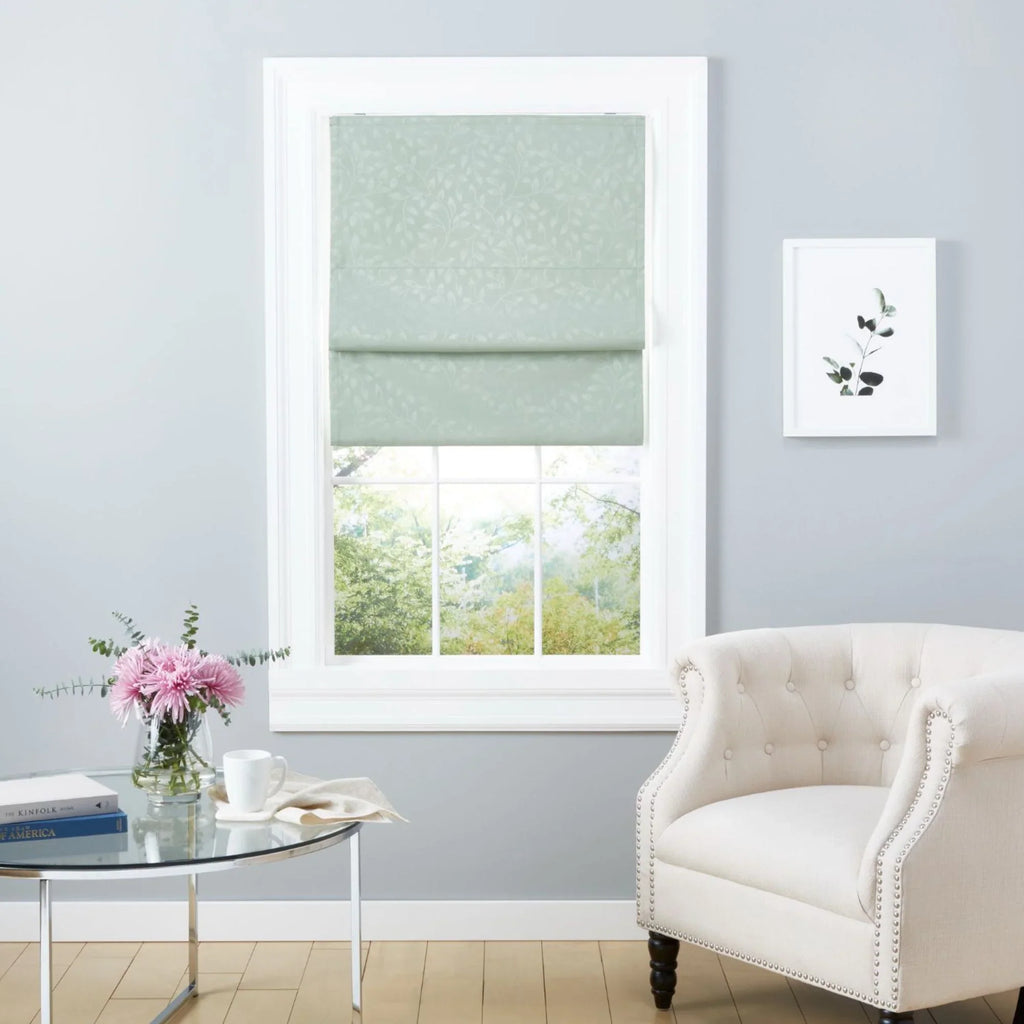Roman Botanical Total Home Bolan 23"x Shade, 64", Exclusive Sage Blackout