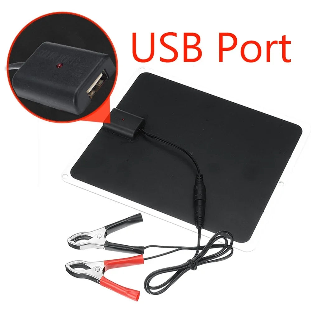 Camping Tool Silicon Monocrystalline - Panel Aibecy Portable for Hiking 20W Solar Charging