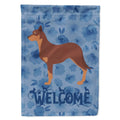 Size, Welcome Australian multicolor House CK6156CHF Dog Canvas Kelpie Large, Treasures Carolines Flag