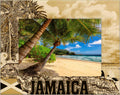Jamaica Frame Engraved x Picture 5) Wood Landscape (3 Laser