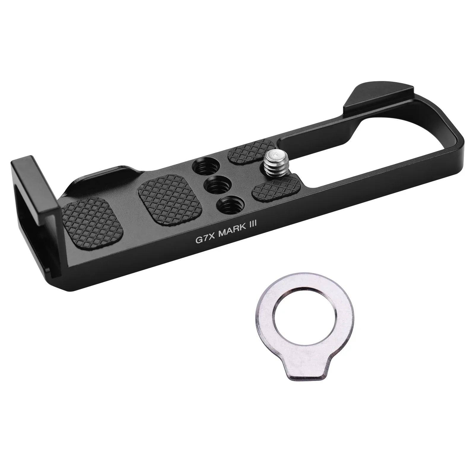 Mount Cold Shoe Accessories L Plate 3/8 Suzicca Release G7X Camera Wrenches Quick Canon for III Threaded Holes with Replacement Mark 1/4 Camera