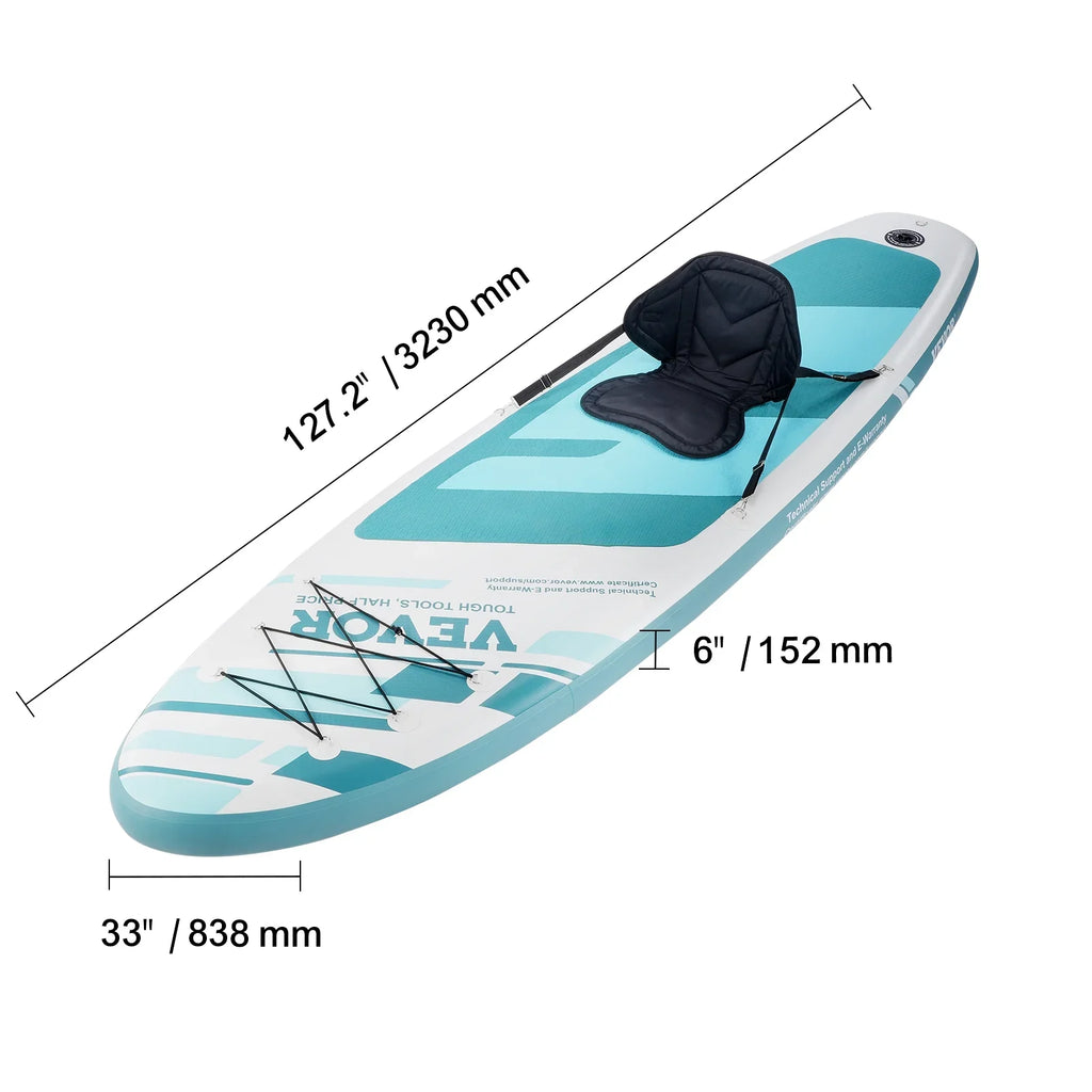 Accessory Stand Seat Board Board with ft Kayak Inflatable 10.6 SKYSHALO Paddle Up