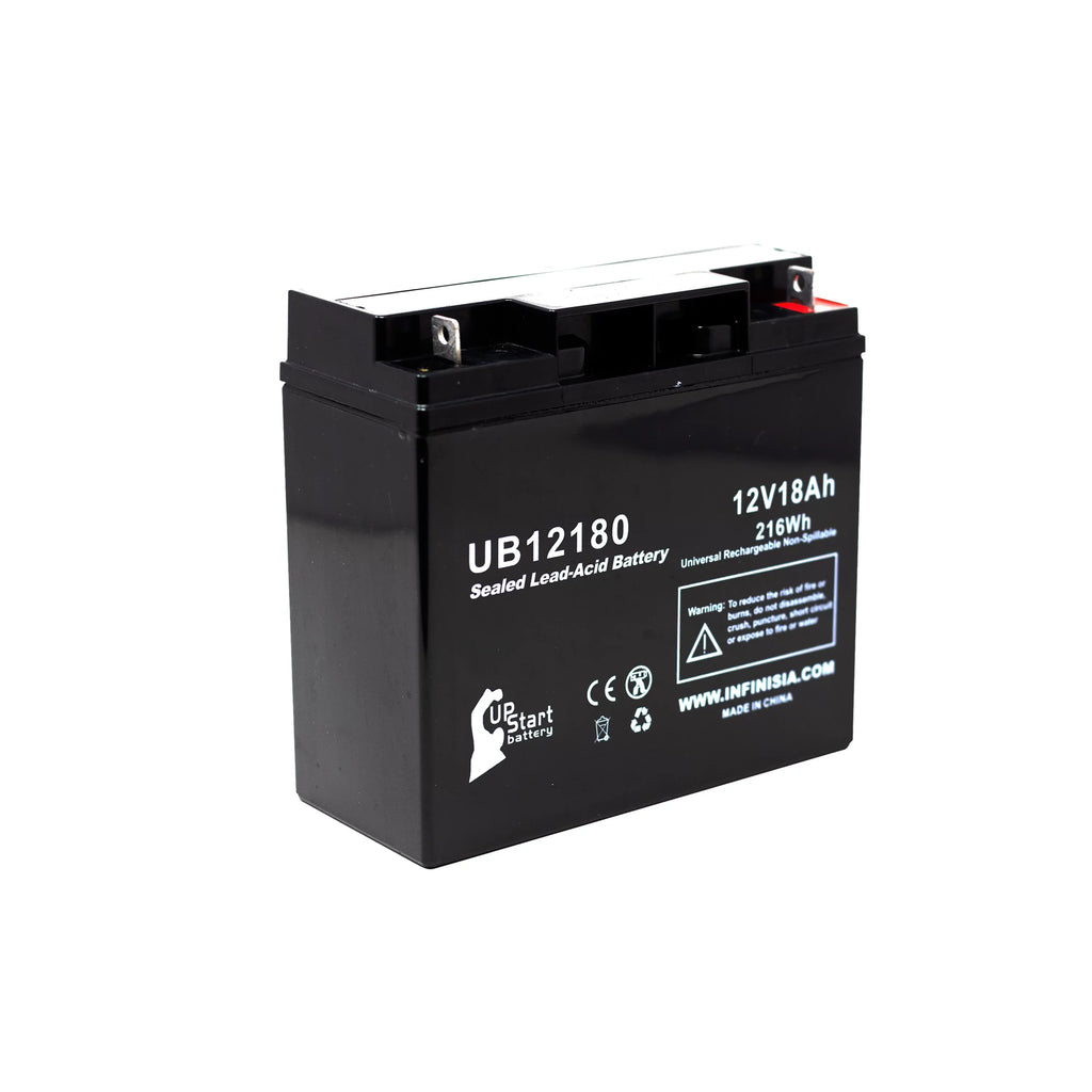 '- 18000mAh, SLA) UB12180 Acid (12V, AGM, Battery Replacement Lead EAGLE Battery Sealed 18Ah, CFMP12V18 Compatible PICHER Universal Terminal, BATTERIES T4