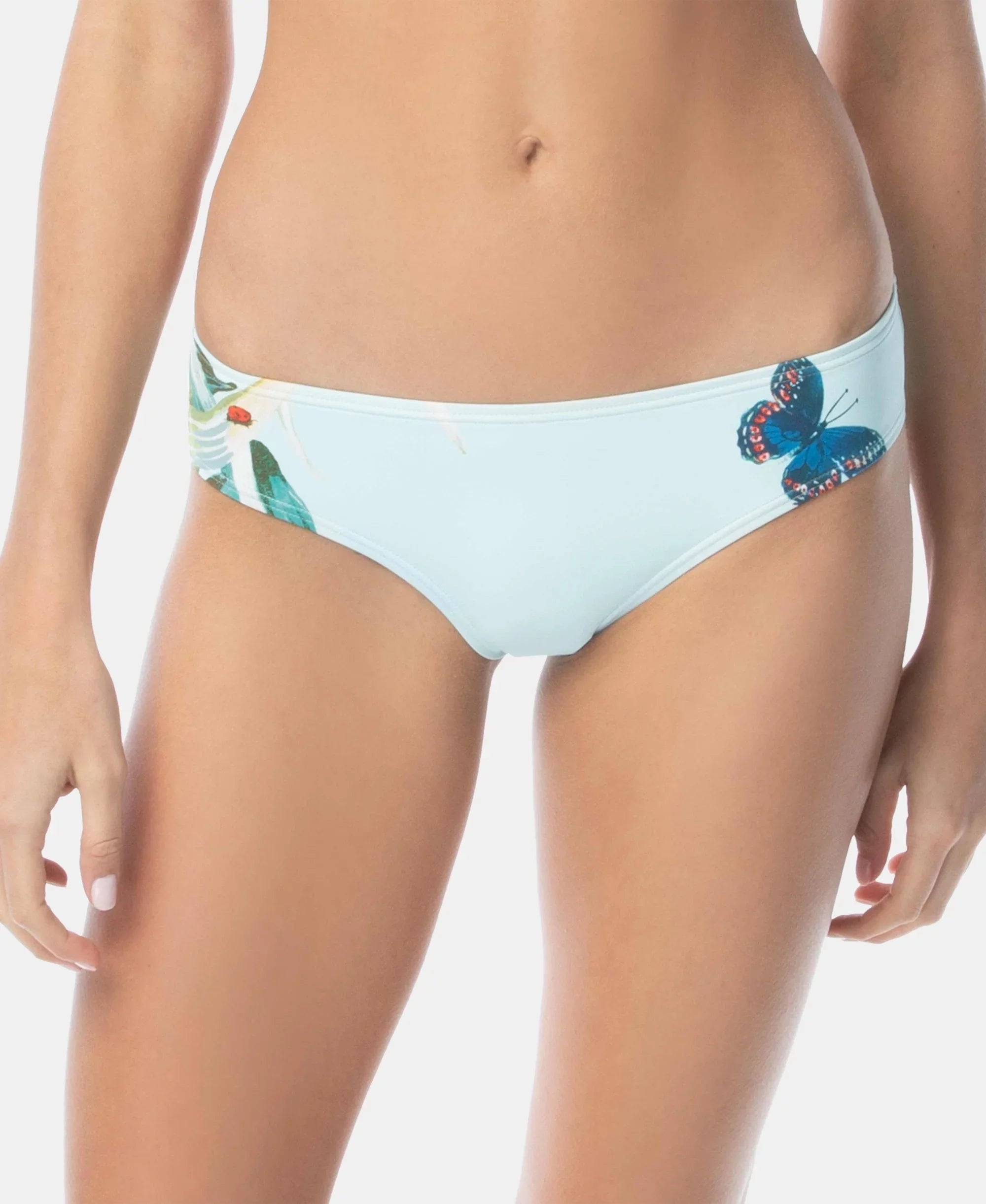 Shirred Garden Vince Bottoms Printed Cheeky Womens Paradise Camuto