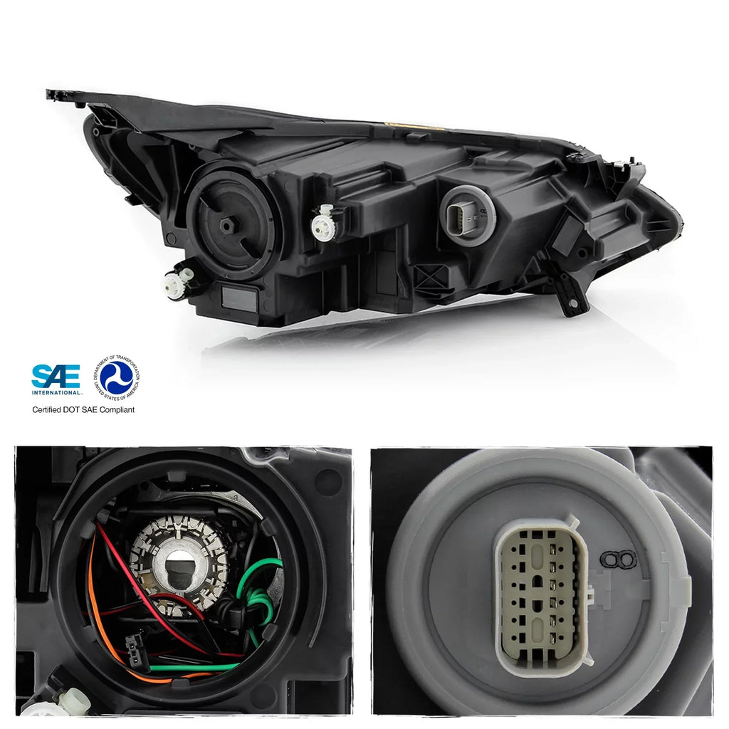 Chrome 2021 2018 Equinox 20 Chevy Type] [HID/Xenon 2020 Left Headlight Headlamp Driver 19 Side 2019 AKKON LED Fits 18 DRL -