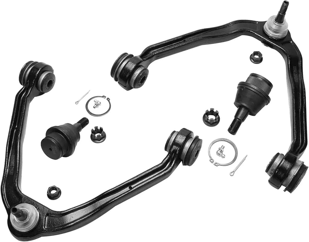 Control 4WD Kit Sierra 1500 Arms Detroit Lugnuts Suspension - w/Keys Hubs 2000-2006 Silverado + Wheel Replacement Tahoe Axle Front 24pc for Escalade
