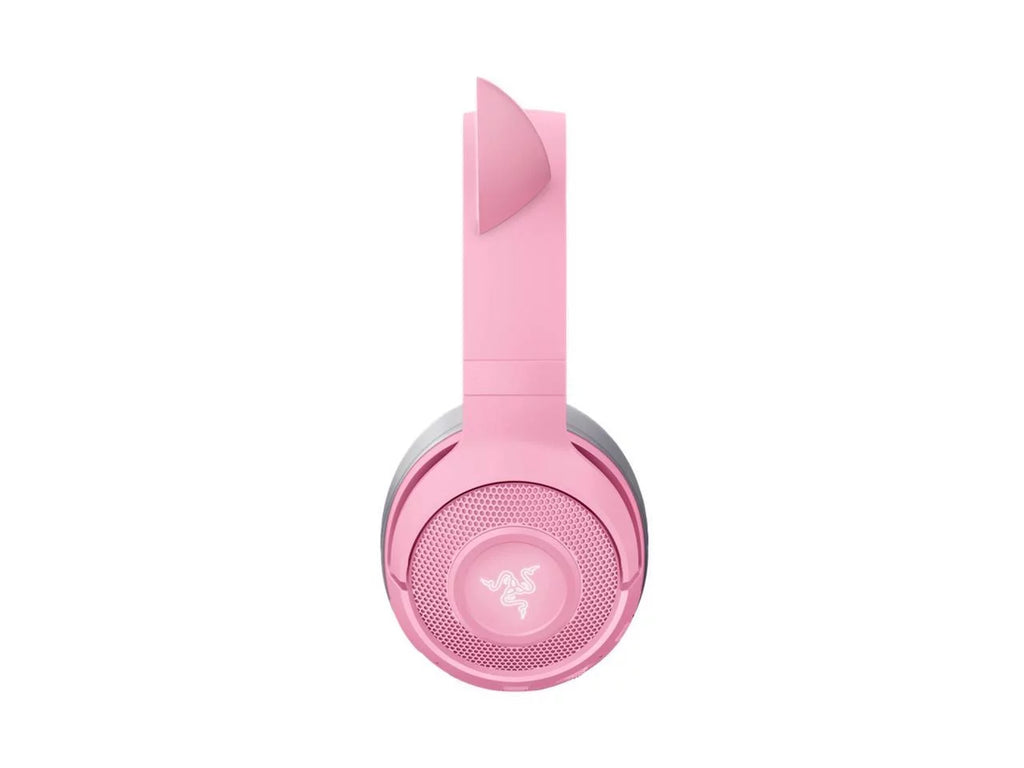 '- - Bluetooth Connection Custom-Tuned Powered Microphone Kraken Beamforming Razer Razer Quartz Latency Drivers - 40mm Edition: 5.0-40ms Chroma Pink - by Kitty BT Low