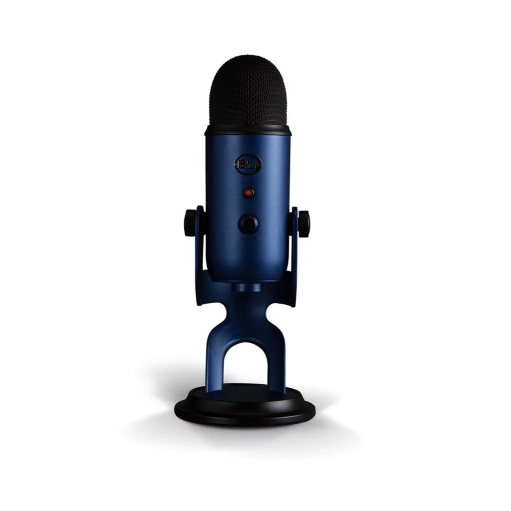 Shock Microphones Boom Microphone Yeti Arm (Midnight Mount with Blue and Filter Stand, Blue) Pop