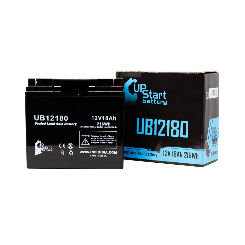 '- 18000mAh, SLA) UB12180 Acid (12V, AGM, Battery Replacement Lead EAGLE Battery Sealed 18Ah, CFMP12V18 Compatible PICHER Universal Terminal, BATTERIES T4