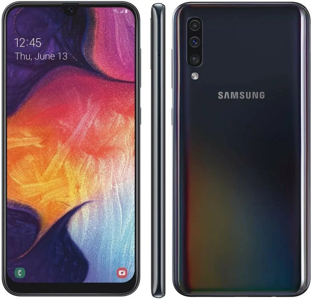 '- Samsung SMA505UZKV Galaxy Black A50 Restored (Verizon) (Refurbished)