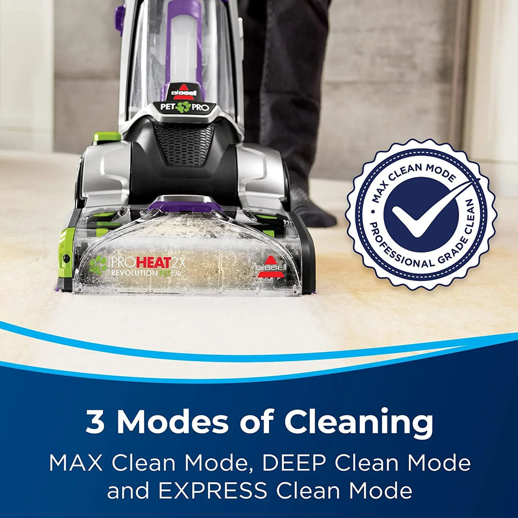 BISSELL ProHeat Deep Upright 3588F (Refurbished) Cleaner Revolution Pro Pet Plus Restored 2X