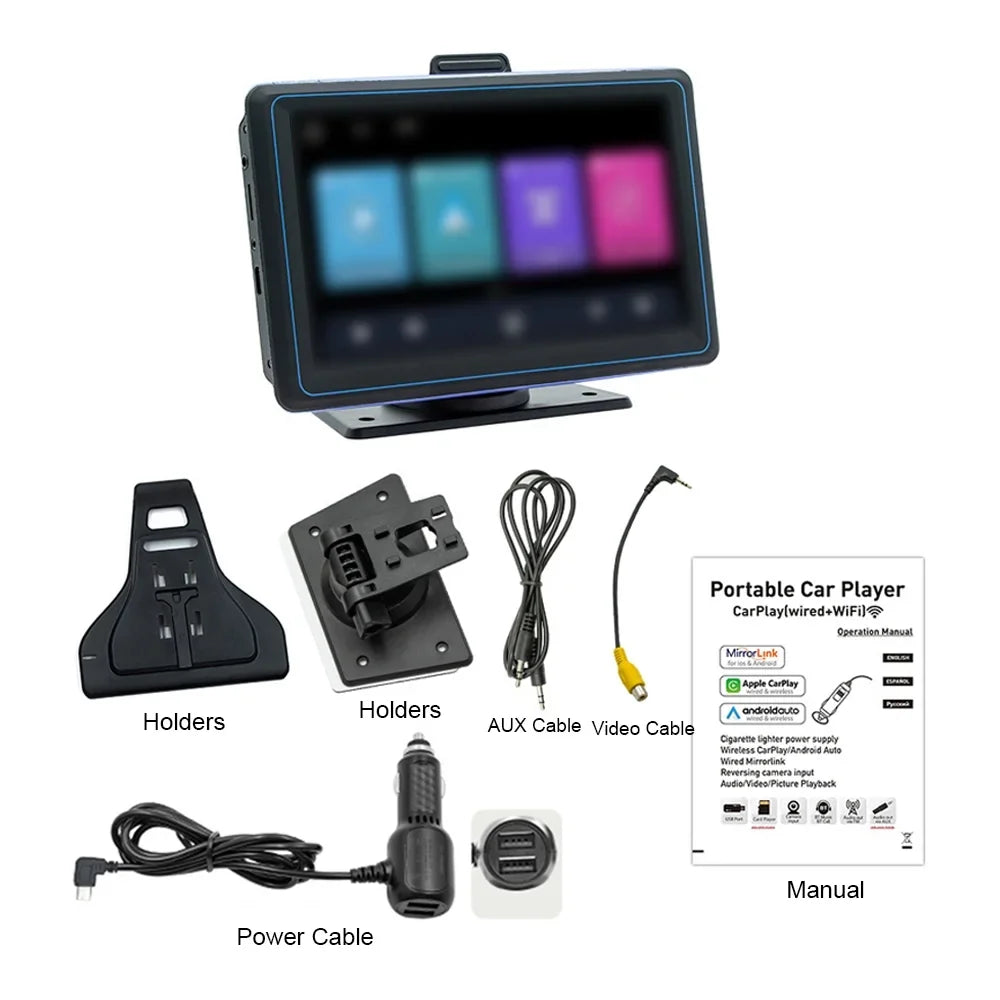 MP5 Car 5.0 Portable Car Compatible Apexeon Player BT Stereo Stereo,Camera 720P 720P Android Auto Car USB Compatible Stereo Audio 7'' Car BT Compatible 5.0 5.0 12 Dual Car Receiver USB Dual