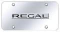on Plate Regal Au-TOMOTIVE Chrome Chrome GOLD Name