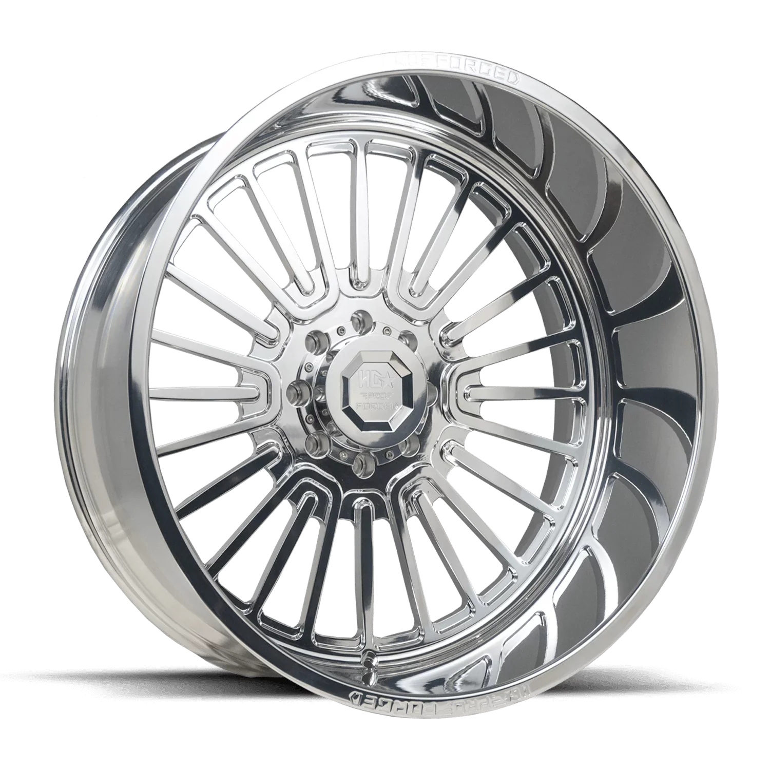 Wheel High 6 HD 8X180 LHD 122.1CB FORGED LUXXX -44ET WARHOG PRO 22X12 Polished