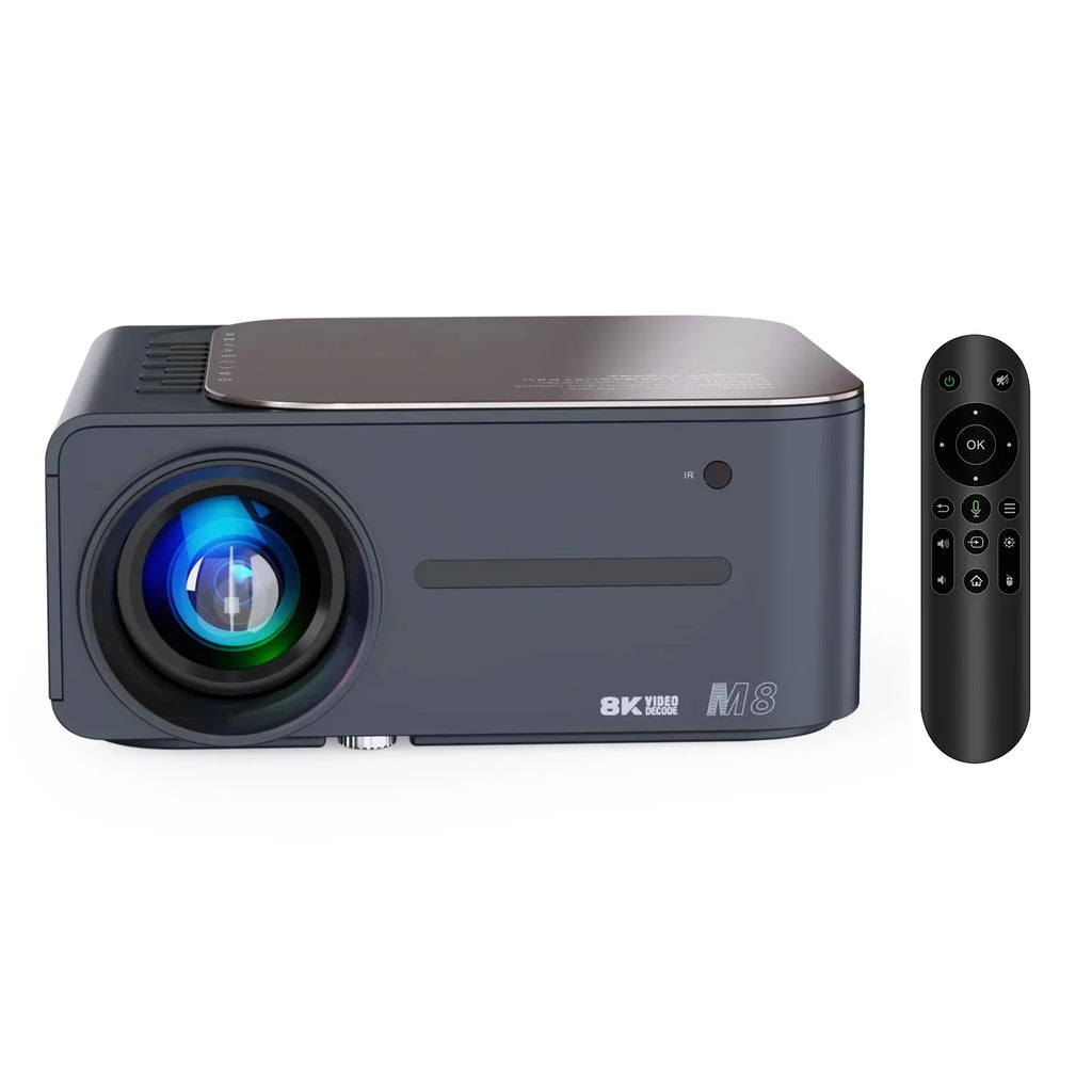 Intelligent 80,inch Keystone 8K Screen 9 Android HDR 2.4G+5G Voice Large Clear Correction Control BT5.0 moobody WiFi Projector AI Ultra
