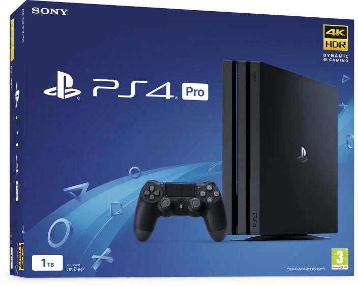 Cleaning New 2 Black, HDMI 4 PRO PlayStation Sony Like With Gaming 1TB Controller Kit Cable Console