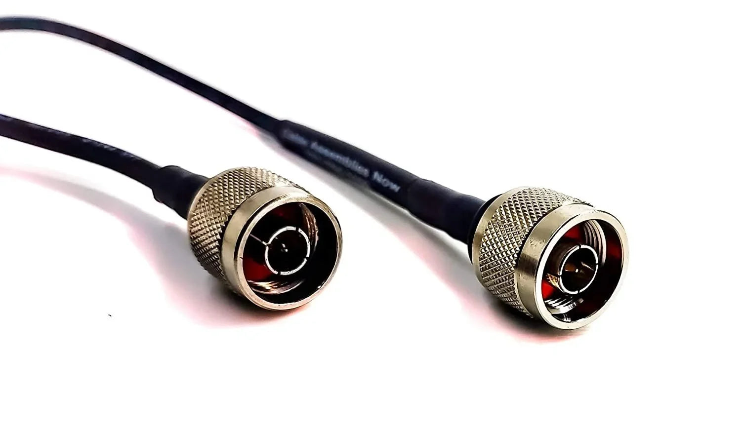 Coaxial Coaxial OHM Cable Assemblies N Genuine to 10' Cable Male Times Jumper LMR-240/LMR240 Low N-Male with Foot 50 Using - Assembly Microwave Connector Loss Connector Now
