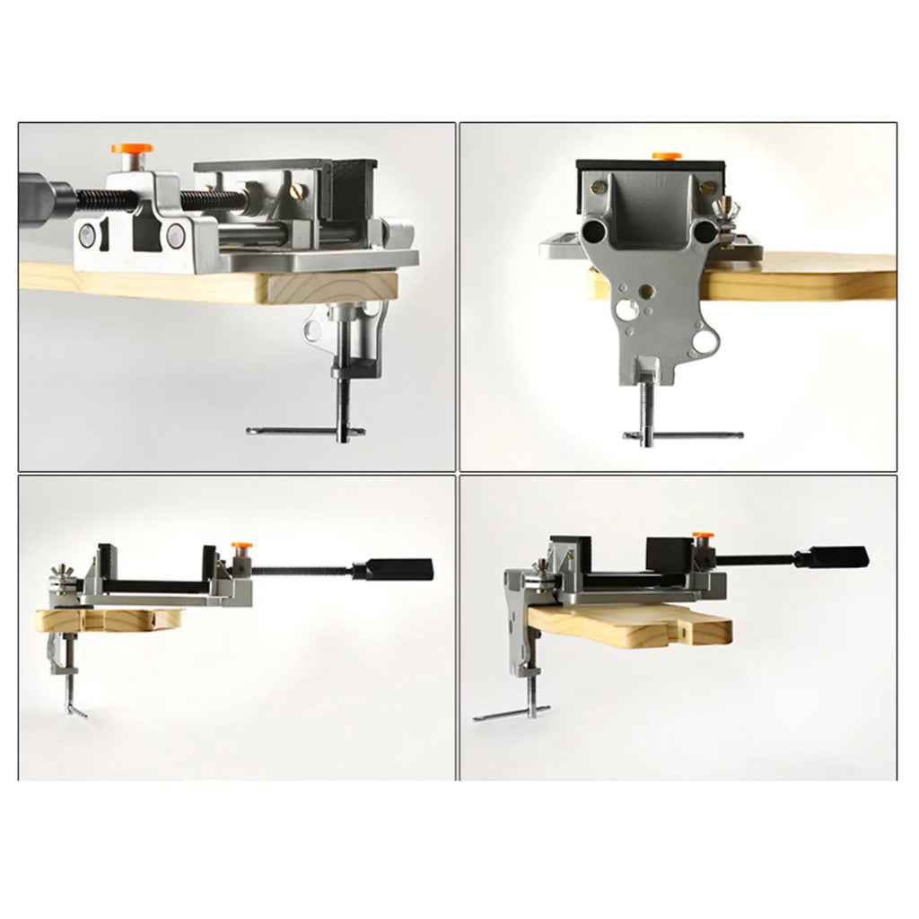 Die-cast Presses Release Button Presses 100mm Vise Release Heavy-Duty Aluminum Quick Alloy Drill Drill Spirastell Work Heavy-Duty Quick Work Release Benches Die-cast Button Rookin Vise,Drill Presses