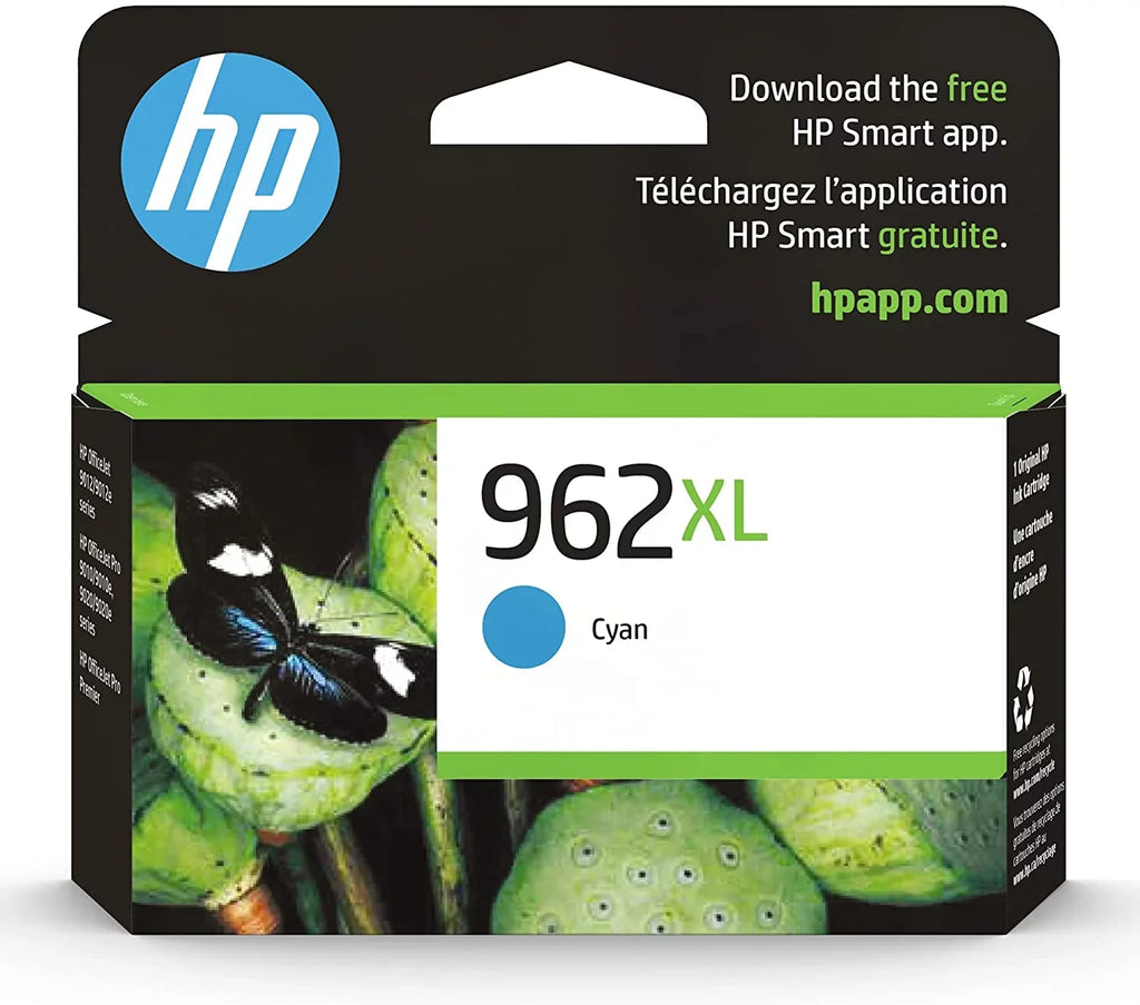 Magenta, HP Combination 962XL 962 3JA01AN, 3JA02AN) color each color Cyan, HP 1 (962XL 962XL Original 962XL (3JA00AN, Yellow)