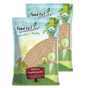 Non-GMO, to Live Pounds Pearl Raw, 24 Kosher, — Barley, Food Vegan Organic — by