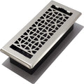 Plated Register, Floor Eclipse Nickel