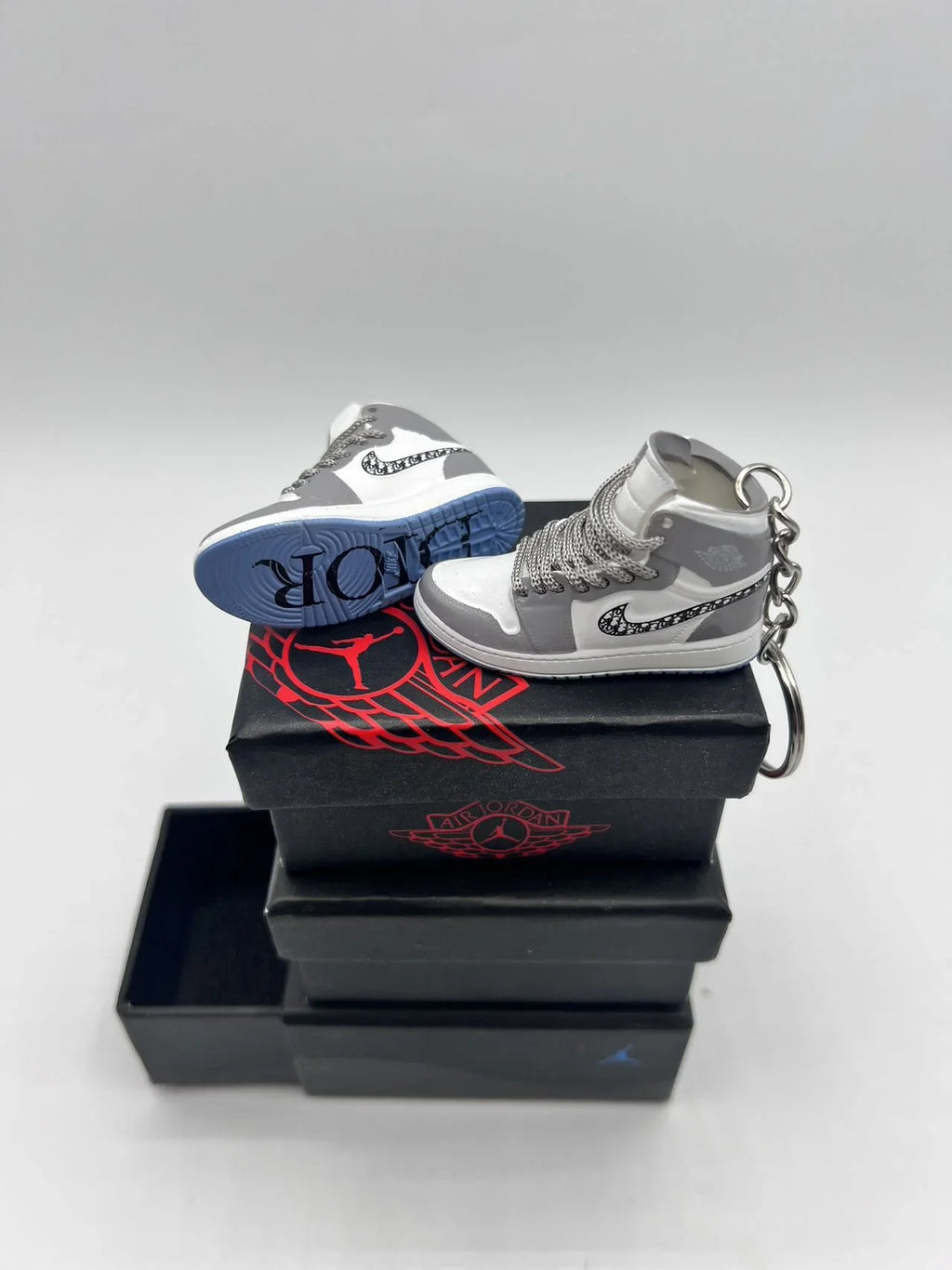 Keychain A DIOR for Sneaker Shoe 3D Of Dior Jordan AIR Mini Box With Perfect Enthusiasts/ and Nike Pair