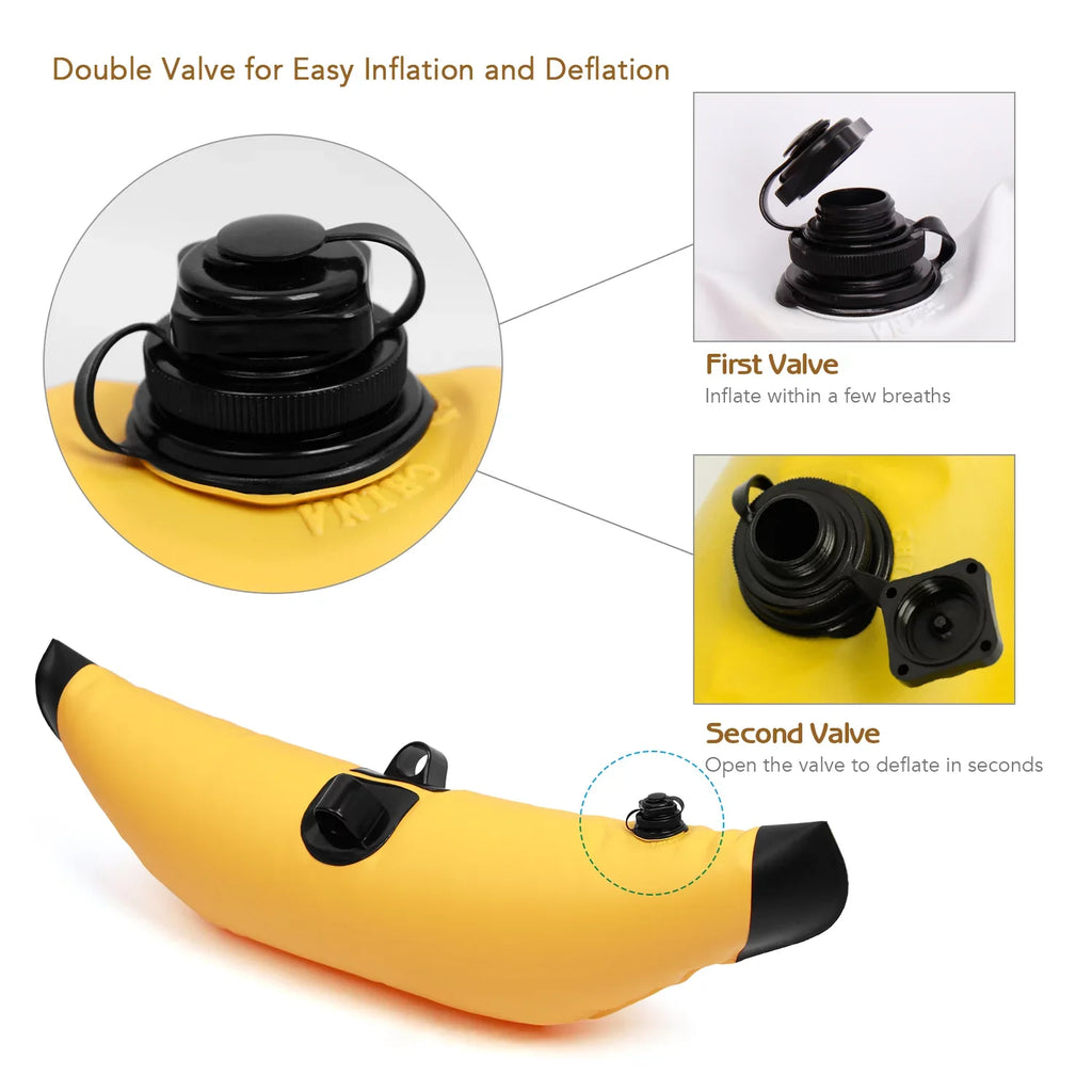 for Arms Expeditions Float, Perfect Kayak and Rod, GoolRC Inflatable Ultimate Outrigger Float Stabilizer Kayak Standing Fishing Sidekick PVC Kit, Float Stability System for Support, Fishing