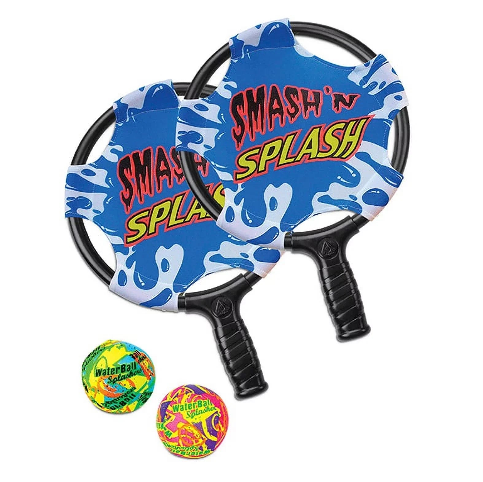 Game and 14.75" Paddle Swimming Pool Smash Ball White Blue 'N' Splash
