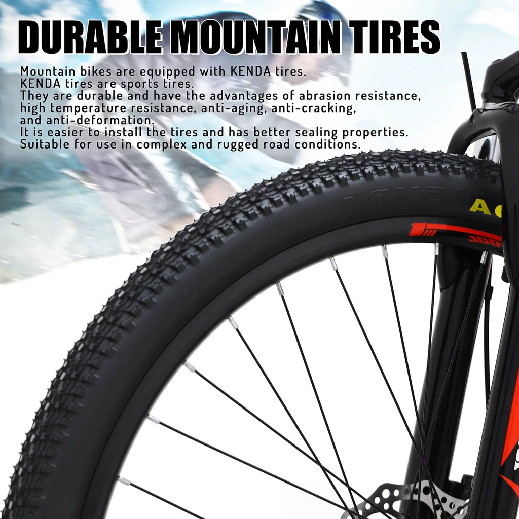 Bike 21 Black, Suspension Brake Speed Dual BK2231YZ MTB Folding Bicycle, Inches Dual 26 Bike Disc Mountain