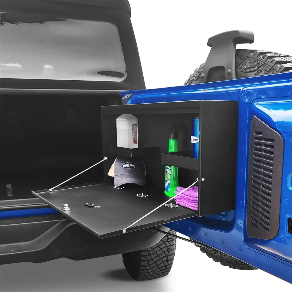 Ford Steel Fit Table Tailgate Road Box Bronco Black 2021-2023 Lockable Folding Hooke Storage