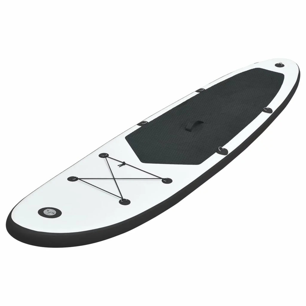 Inflatable and Black Set Andoer White Paddleboard