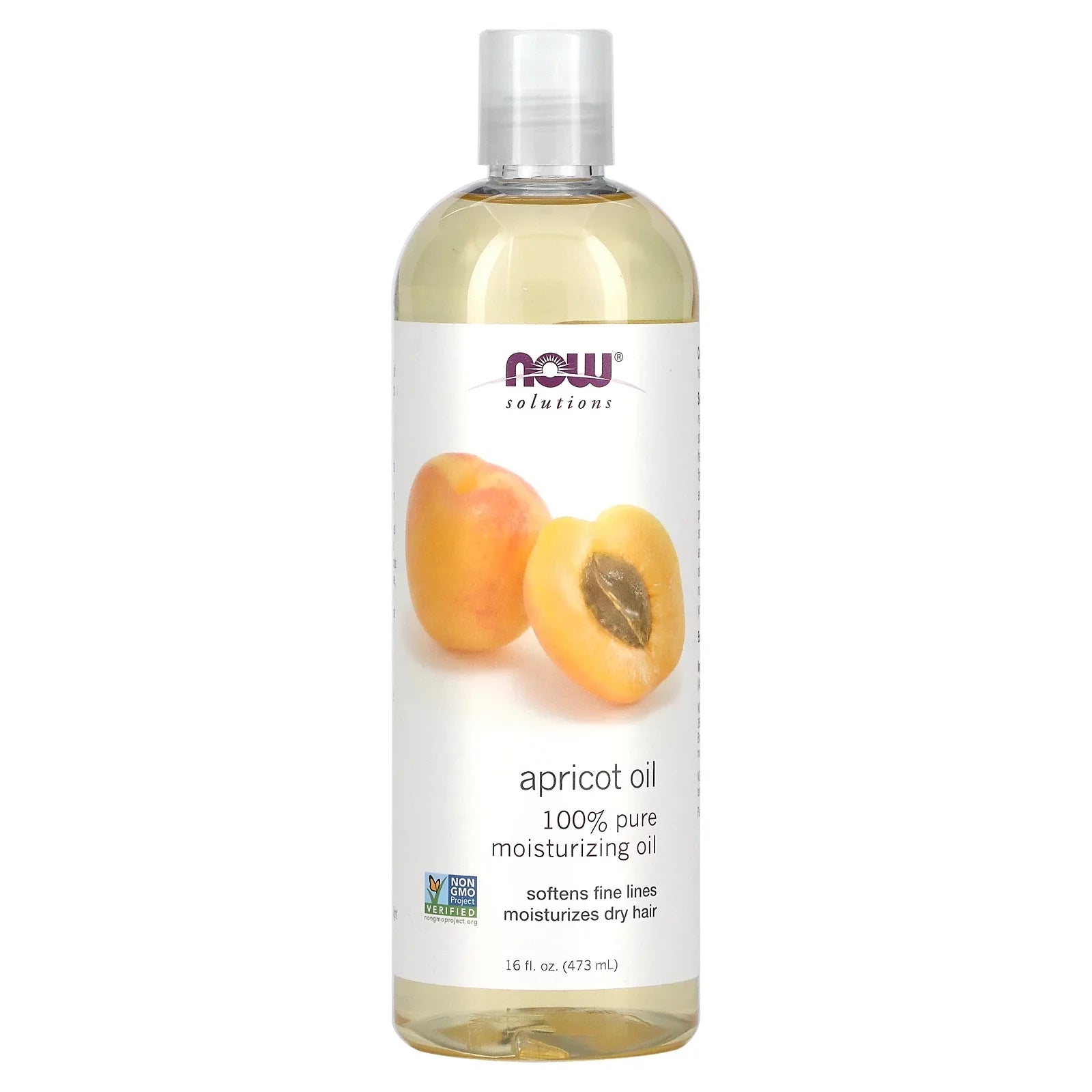 Oil, (473 NOW 16 Apricot ml) fl Foods, oz Solutions,