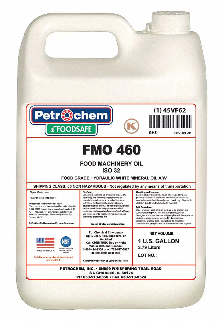 Oil,1 FMO 460-001 Petrochem gal.,Pail,ISO 460 Hydraulic