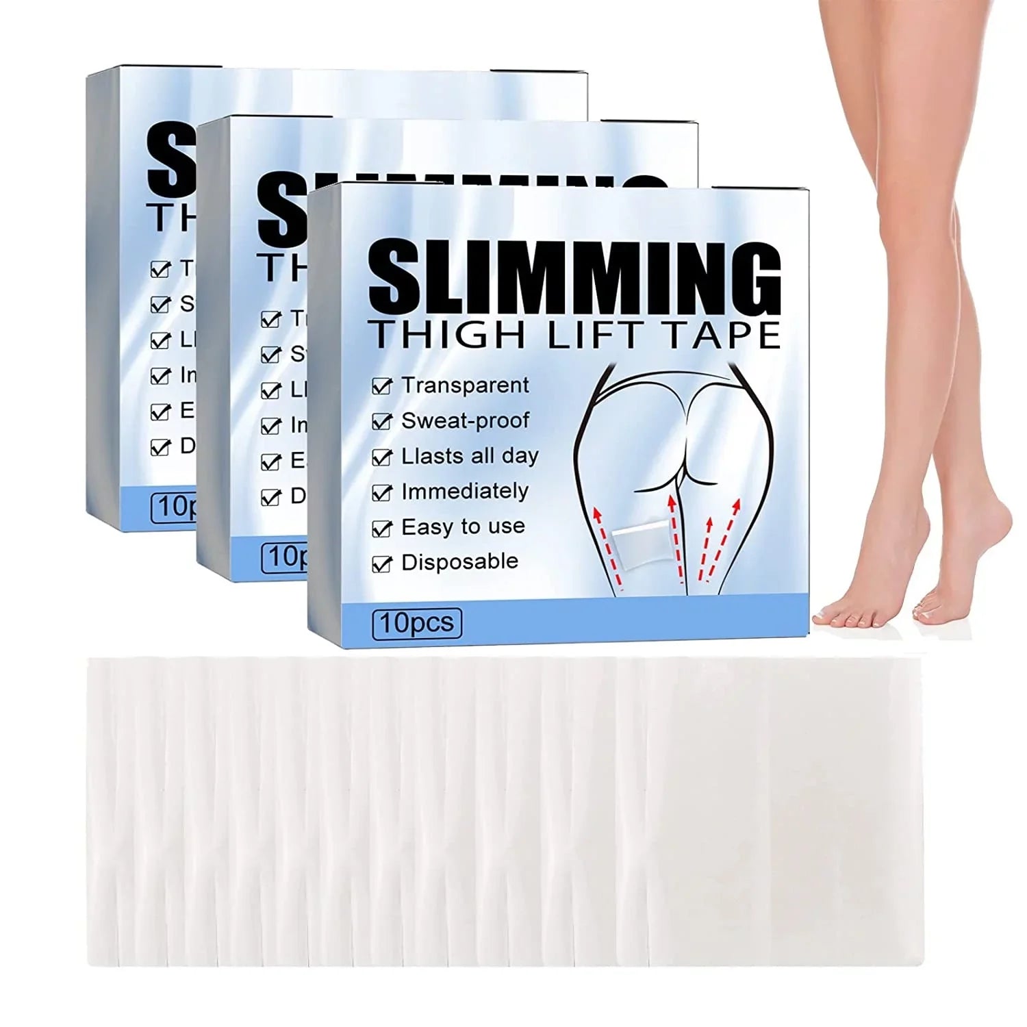 Thigh Eelhoe Collagen Essence Tightening Patch Tape, Thigh Lift Lazy Patch, Sculpting